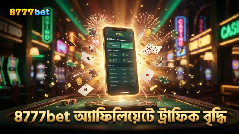 ট্রাফিক বৃদ্ধি করে 8777bet অ্যাফিলিয়েট আয় বাড়ান