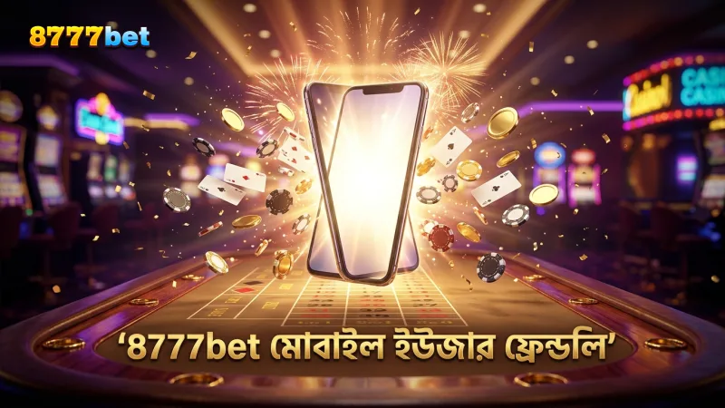 8777bet অ্যাপের উন্নত ইউজার ইন্টারফেস মোবাইল খেলার জন্য উপযোগী