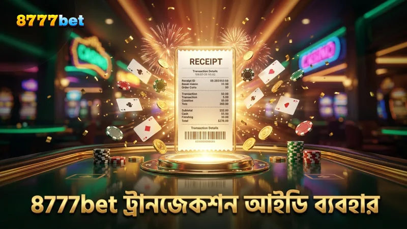 8777bet ডিপোজিটে সফল লেনদেনের জন্য ট্রানজেকশন আইডির গুরুত্ব
