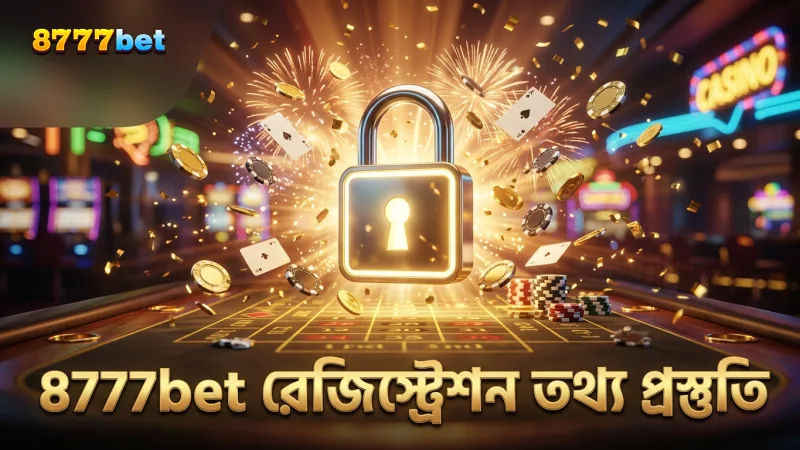 8777bet রেজিস্ট্রেশনে প্রয়োজনীয় তথ্য প্রস্তুত রাখুন