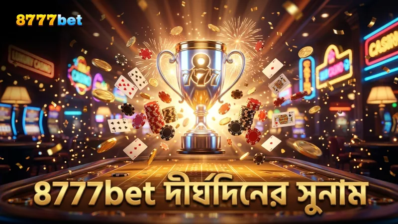 8777bet-এর দীর্ঘদিনের বাজার সুনাম ও অভিজ্ঞতা প্রমাণিত।