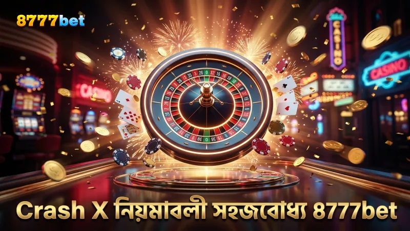 Crash X এর নিয়মাবলী স্পষ্ট ও সহজবোধ্য।