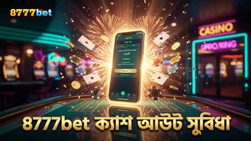 8777bet ক্যাশ-আউট ফিচার ঝুঁকি কমাতে সাহায্য করে