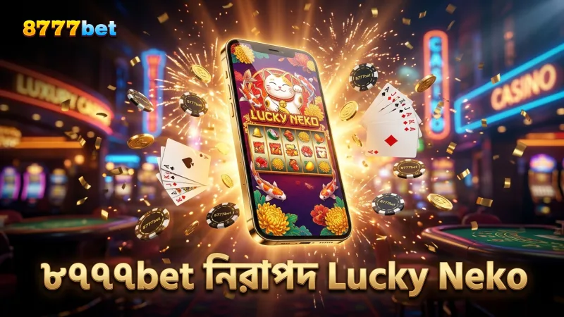 ৮৭৭৭bet প্ল্যাটফর্মে নিরাপদ ও বিশ্বস্ত Lucky Neko খেলা