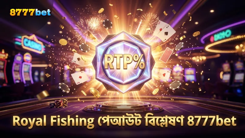 Royal Fishing এর আরটিপি ও পেআউট রেট 8777bet প্ল্যাটফর্মে বিশ্লেষণ