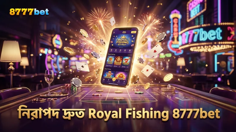 8777bet প্ল্যাটফর্মে Royal Fishing গেমের নিরাপদ ও দ্রুত অভিজ্ঞতা